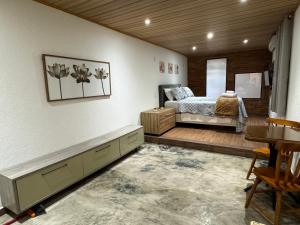 Chalé 09 com cozinha no coração de penedo