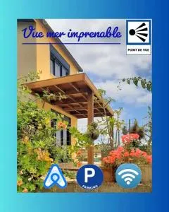 NEW Joli Studio avec Vue mer imprenable - wifi - Le Cap-les Hauts