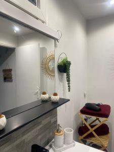 Appartements La belle Hirondelle - Love Room Jacuzzi : photos des chambres
