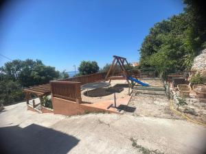 Two houses Villa Diana Jesenice with pool, sauna, playground