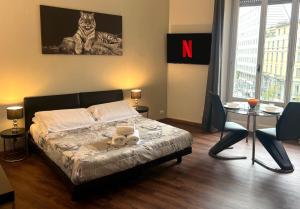 MilanoFlats - New beautiful fully equipped studio apartment with a view of piazza San Camillo - 5 minutes from Central Station, M2, M3, Airport Shuttle