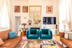 Luxury typical Parisian flat - 6 guests - 5 min from Louvre