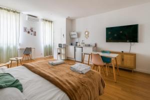 le Jungle: Grand studio rénové, Climatisé, proche de la Gare