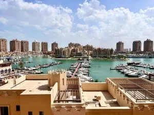 Alken Studio - Amazing Superior Studio with Marvellous Marina View in the Pearl, Doha - Lusail