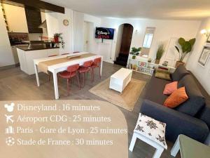 Maisons de vacances La chaumiere de Walt : Petite maison proche Disney : photos des chambres