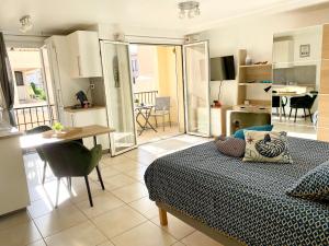 Appartements Coeursanary d'Audrey : Studio avec Balcon 