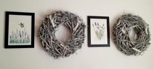 Lawendowy Domek nad jeziorem Szteklin