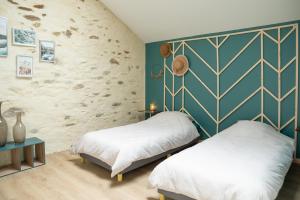 Maisons d'hotes Domaine Abbey-Rose : Chambre Lits Jumeaux