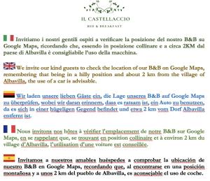 B&B Il Castellaccio - Albavilla