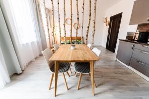 Apartmán v centru Železné Rudy se zahrádkou