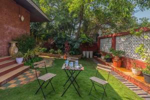 SaffronStays Chira-5BR heritage villa with laterite stone walls, verandah sit-outs & private pool
