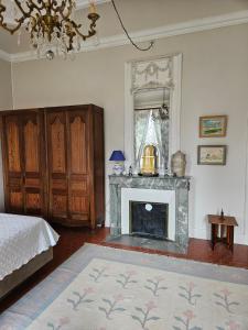 B&B / Chambres d'hotes Chateau de Bournet : Chambre Double - Vue sur Jardin