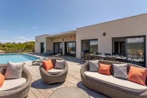 Villa Mamone Corse 10P seaview and private pool Favone beach 5min - 孔卡