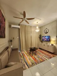 Afidea Homestay Kids Friendly Condo In Nilai-Netflix,Game - Kampong Mahang