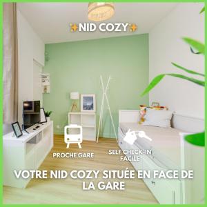 Appartements Le Nid Cozy - Face Gare De Corbeil : photos des chambres