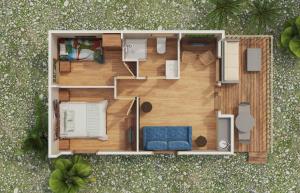 Two-Bedroom Bungalow (3 Adults) room in Magic Robin Hood