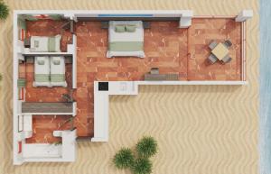 Three-Bedroom Apartment (3 Adults + 1 Child)	 room in Magic Tropical Splash