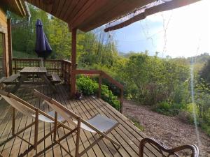 Maisons de vacances Cosy bright wooden house in Ariege mountains : photos des chambres
