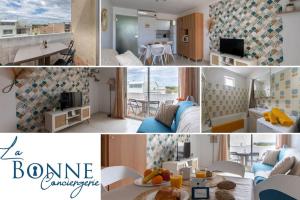 Studio Pampa Plage Terrasse Beau volume Pied dans leau