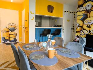 Appartements Le Repaire - 10min Disney - Familial - Centre Ville : photos des chambres