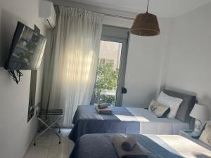 Athens white apartments