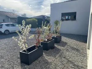 Maison grand studio indépendant avec jardin et piscine communs - Le Fousseret