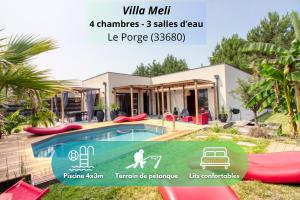 Villa Meli - Le Porge : la plage, Lège-Cap Ferret et Lacanau à 10 minutes - 4hvězdičkové hotely ve městě Le Porge