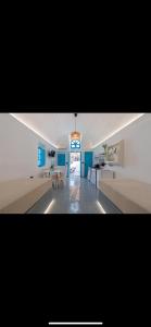 Cycladic traditional house with view