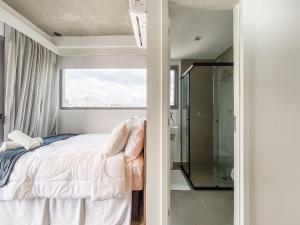 Jardins super vista do 21º andar com ar e piscina