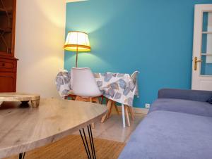 Appart résidence accès direct à la plage avec terrasse jardin