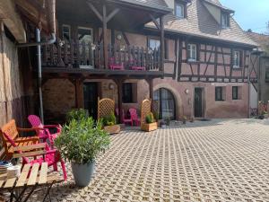 Gite Le Clos Doré à Beblenheim Parking privé