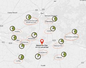 CoolLiving Suites personnelles 10 Mins Beauval Maison Jardin Parfait Télétravail