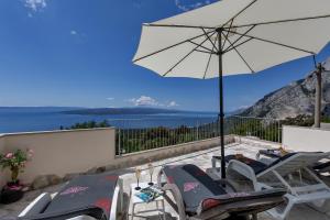 Holiday home Marta with heated pool,grill,sea view 
