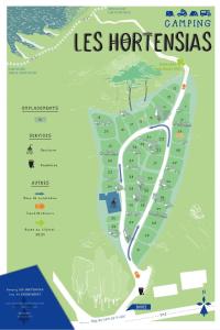 Tente 2 places installée sur emplacement commun