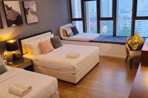 Stylish Ceylonz Suite near Bukit Bintang 4pax