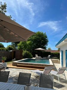 Maisons de vacances *Villa Catalpas* Landaise, renovee avec piscine : photos des chambres