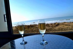 Appart vue sur mer, 2CH 46p parking privé