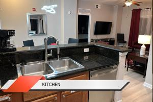 Spider-Man-themed condo near Disney, Sea World, Universal and OCCC with pool, spa, restaurants, shuttle, private balcony, and view of fireworks shows