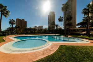 Apto. Hisenda en playa Muchavista con piscina