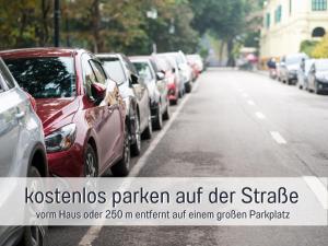 Schöne, ruhige Stadtwohnung, Küche, SmartTV, 1-5 Pers