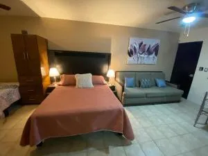 Bonito Depto equipado cocina cerca consulado EU - Saltillo