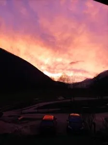 Sončni zahod - Borjana