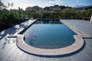 Maisons de vacances Rez de maison neuve Piscine WiFi Poolhouse en Pierre : photos des chambres