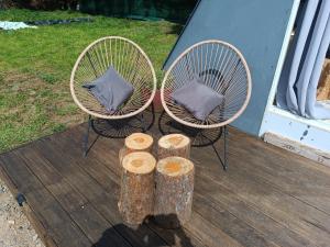 Campings Cabane Tipi pres du phare du Minou en pleine campagne GR34 velo calme isole ferme : photos des chambres