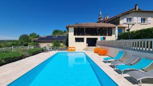 Maisons de vacances Maison avec grange & piscine vue sur les Pyrenees : photos des chambres