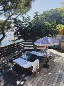 Cabanon moderne, les pieds dans l'eau, 2 chambres - 勒普拉代