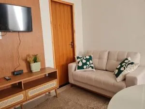 Apt B com ar tv smart e garagem - Morrinhos