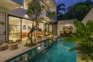 Puri Senang - Modern 4BR Pool Villa , Central Berawa , 6 min to Beach & Finns
