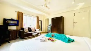 BluO Lake View Studio - NewTown - Terrace Garden, Gym - New Town