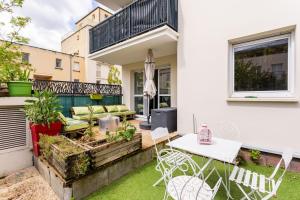 Appartements Bel appartement avec terrasse et parking gratuit : photos des chambres
